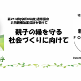 参議院議員 嘉田由紀子議員と共同親権に関しての意見交換会をしてきました。